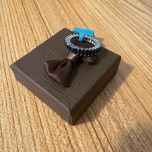 Black Onyx and Sterling silver ring size 6.